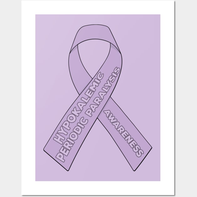 Hypokalemic Periodic Paralysis Awareness Ribbon Wall Art by DiegoCarvalho